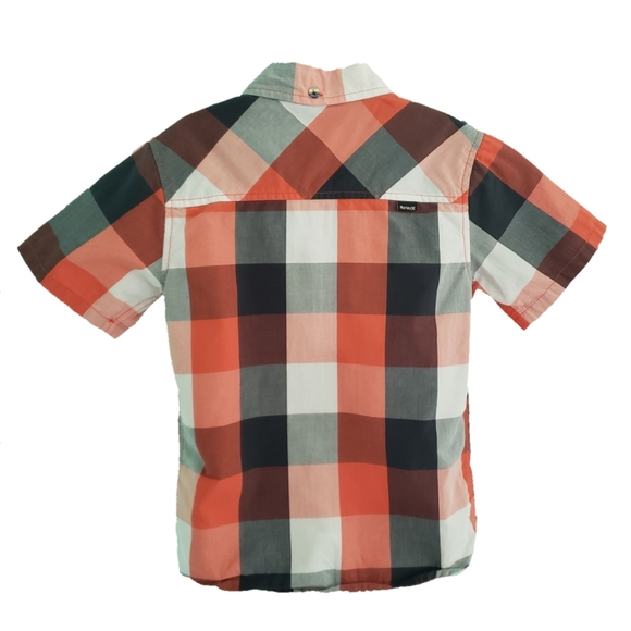 Hurley boys button plaid shirt - Picture 3 of 6